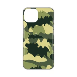 Silikonska maska za iPhone 14 Plus 6.7 Army Print Skin maslinasta