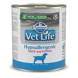Vet Life Medicinska hrana za pse Hypoallergenic, Pačetina i krompir, 300g