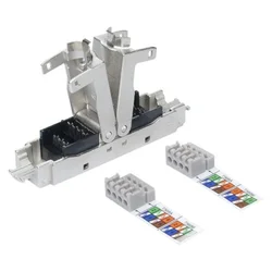Keline HD dupli konektor RJ45 za nastavak kabla debljine 22-24 AWG ( Ke-ext-ea )