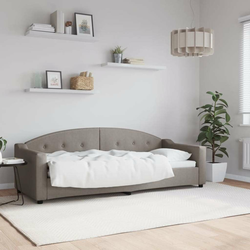 Dnevni krevet smeđesivi 80 x 200 cm od tkanine