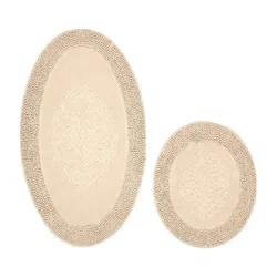 LEssentiel Maison COTTONKT000419 Kupatilski otirač, 2 komada, Bež