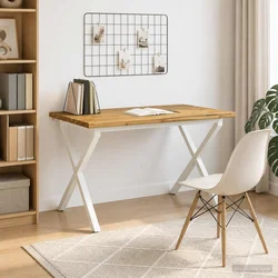 vidaXL Jedilna miza z naravno robom 120 x 70 x 75 cm