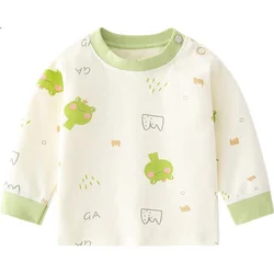 Youqi Majica dugih rukava za bebe, Zelena