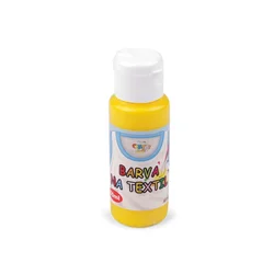 Barva za tekstil 60 ml - rumena