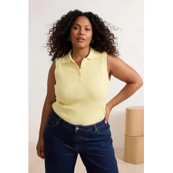 Trendyol Curve Ženska bluza Tbbss26Af00038, Žuta