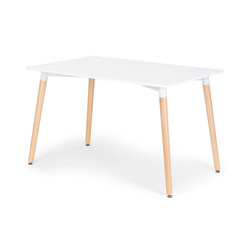 BOLZZ Trpezarijski sto Milano, 120x80cm, Beli