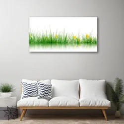 tulup.si Slika na platnu Narava grass flowers 100x50 cm