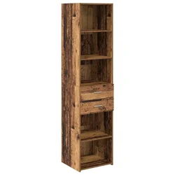 Highboard Staro drvo 45 x 42,5 x 185 cm Konstruirano drvo