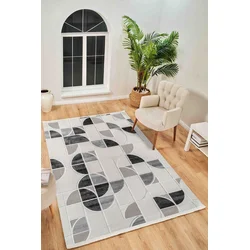 Conceptum Hypnose Tepih Boyut By047, 100x400 cm, Krem-sivi