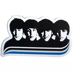 The Beatles A Hard Days Night Faces Embossed Magnet