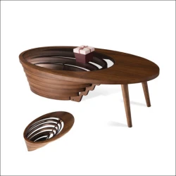 Klub sto Damla Tamni orah 1300x700x400 mm ( 800-532 )