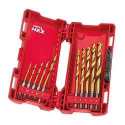 Milwaukee udarne burgije za metal 3-10mm sa hex prihvatom 1/4 set 10/1 48894759
