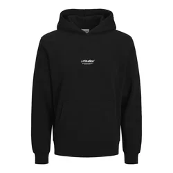 Jack & Jones Junior Majica JJESoho črna / bela