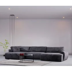 Atelier del Sofa Ugaona garnitura Enjoy Chl-O3-2R, 180x405x150 cm, Antracit