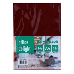 PAPIR BARVNI A4 80g 25 V PAKETU RJAVA