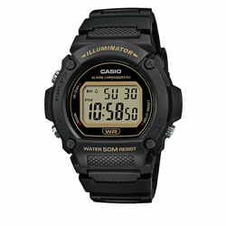 Ročna ura Casio W-219H-1A2VEF Black/Black