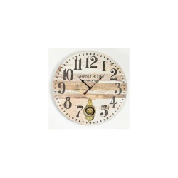 Zidni sat 1xAA prečnika 58,2 cm, bež