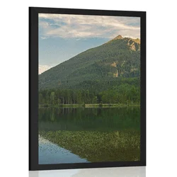 Plakat jezero pri gorah - 40x60 no frame