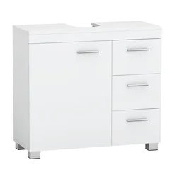 Songmics Kopalniška omarica 30x70x64 cm Bela