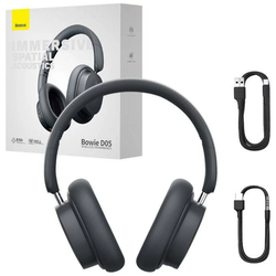 Baseus Bowie D05 Wireless headphones Bluetooth 5.3, ANC, grey (6932172626037)