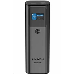 CANYON power bank PB-2010 TFT 27000 mAh 97.2Wh PD140W QC 3.0 Dark