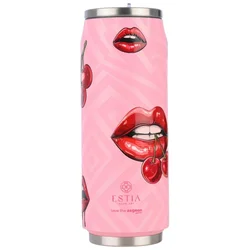 shumee Termo vrček Blush Pop 500 ml s slamico
