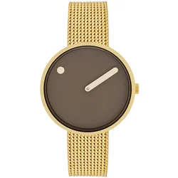 Picto 34001-0914G Mocha Brown 34mm 5ATM