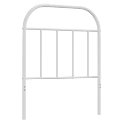 Vidaxl Kovinsko nadomestno vzglavje belo 75 cm