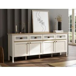 Hanah Home Konzola FRN-21009, 200.4+P65x82.1x44.2 cm, Krem