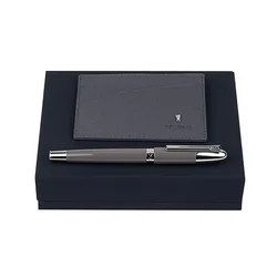 Festina Set Novčanik + Naliv Pero Classicals Chrome, Sivi