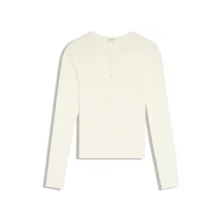 Bershka Majica volneno bela