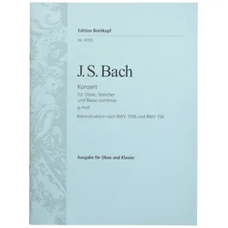 BACH J.S.:KONZERT G-MOLL BWV 1056 OBOE AND PIANO