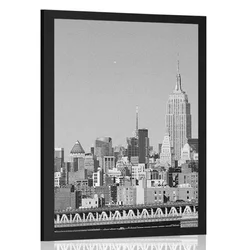 Plakat čarobni New York v črnobeli varianti - 40x60 black