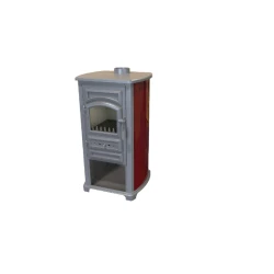 Bella Thalia Forte Peć na čvrto gorivo, 6.2 kW, Bordo