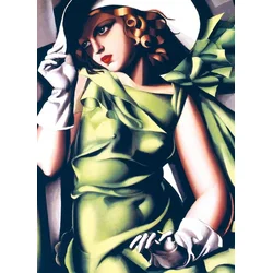 EuroGraphics Puzzle Dekle v zelenem 1000 kosov