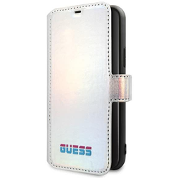 Guess iPhone 11 Pro Max Silver Book Iridescent (GUFLBKN65BLD)