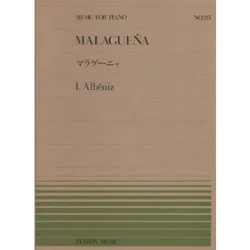 ALBENIZ:MALAGUENA PIANO