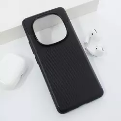 Maska Carbon Defender za Xiaomi Redmi Note 14 Pro Plus crna