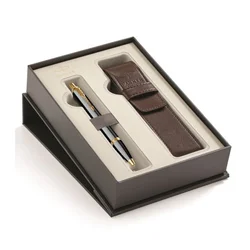 Parker poklon set royal im black gt - hemijska olovka + futrola ( PK68296 )