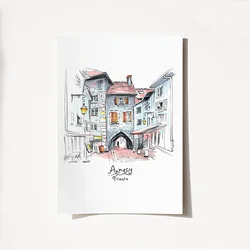 Wallity Poster Annecy France-2031, 29,7x42 cm