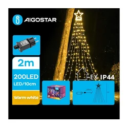 Aigostar - spoljašnja LED božićna dekoracija LED/3,6W/230V 2m IP44 topla bela