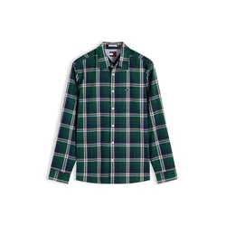 Tommy Jeans Srajca temno modra/smaragd/pastelno lila/off-bela