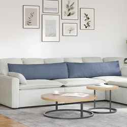 Jastučići za sofu 2 pcs Plava 145 x 40 cm Kordura tekstil