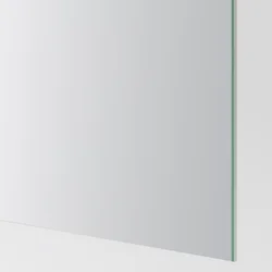 AULI / MEHAMN Par kliznih vrata, bela ogledalo/dvostrano bela, 150x236 cm