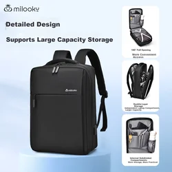 Milooky Torba za laptop, Crna