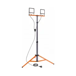 LED reflektor sa stalkom 2xLED/50W/230V 4500K IP65 crna/narandžasta