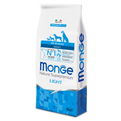 Monge Natural Superpremium Dog All Breeds Adult Light Salmon with Rice 12kg