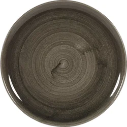 CHURCHILL Stonecast Iron Black plitev krožnik, okrogel, premer: 324 mm (6 kos)