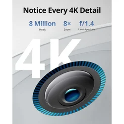 EUFY 4K battery Cam eufyCam 3 Add-on unit B2C Black+White (T81603W1)