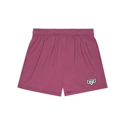 Bucketz Hlače rdeče vijolična/črna/bela